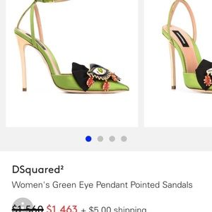 dsquared2 heels with eye